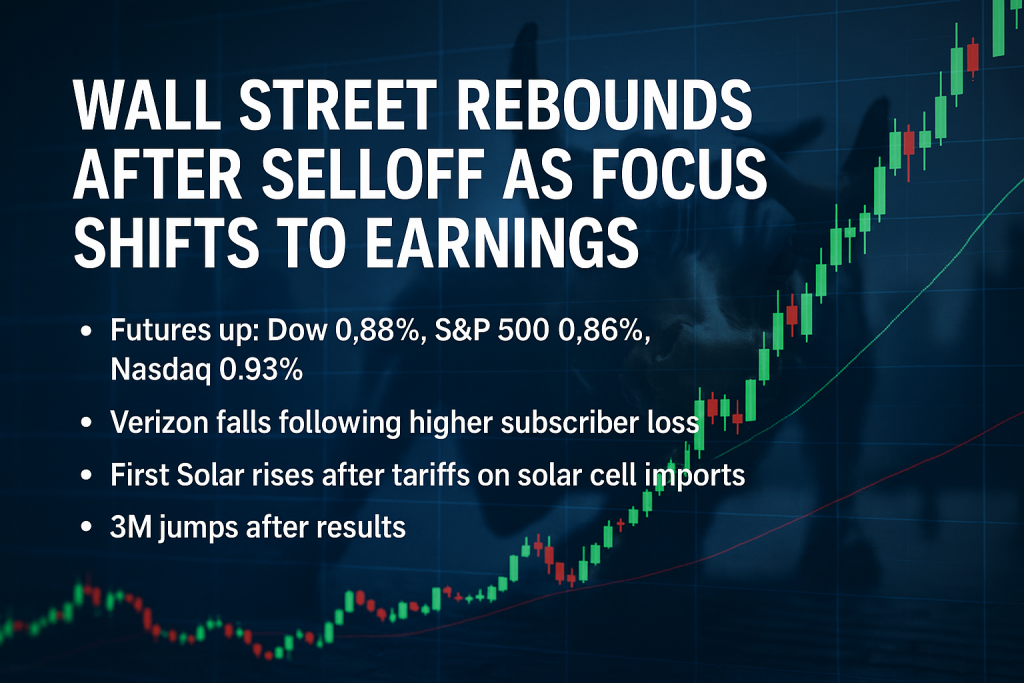 Wall Street Rebounds After Selloff as Focus Shifts to Earnings